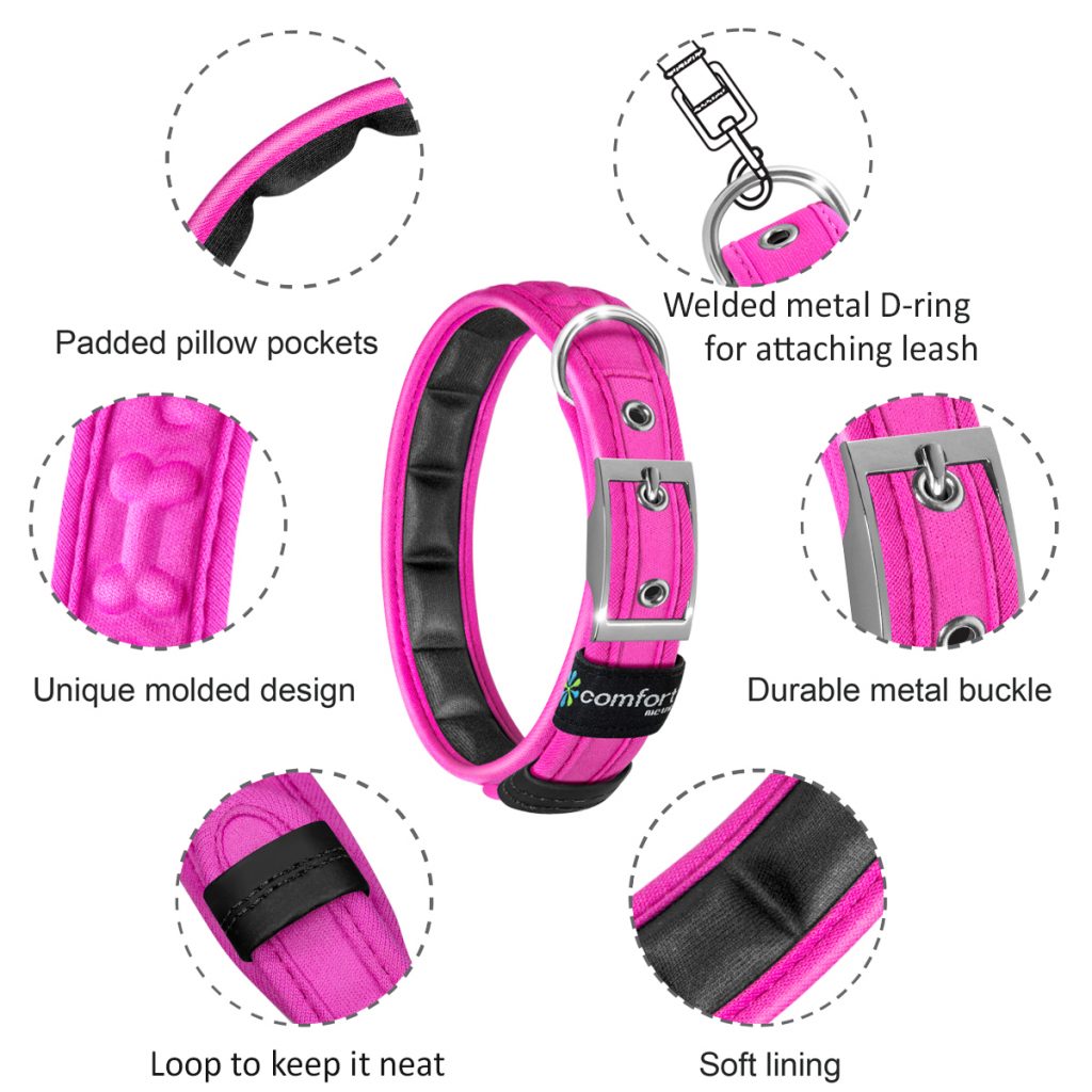 Features of Metric Products dog collars