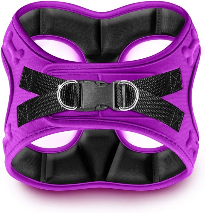 Purple color dog harness