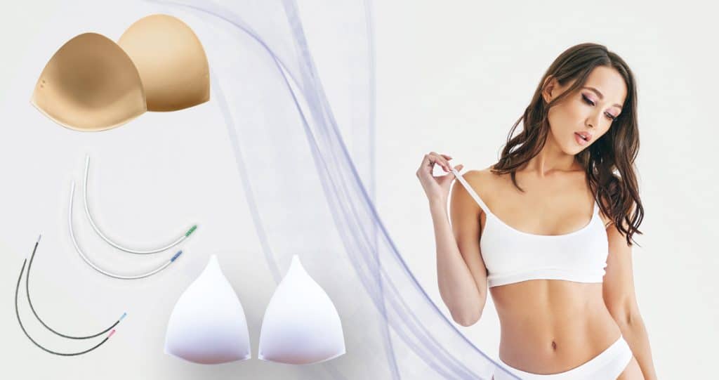 Showcasing bra cups and underwires